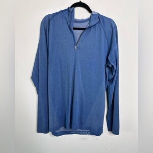 Lululemon‎ Men's Blue Half-Zip pullover shirt